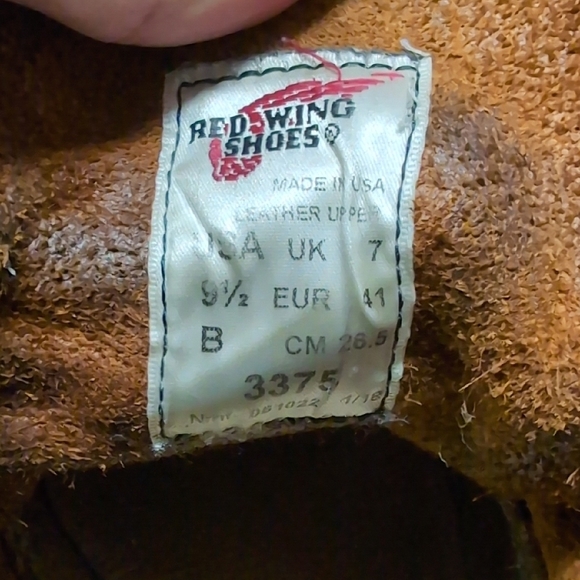 Red Wing Shoes Moc Toe 3375 Classic Leather Boots - Picture 3 of 14